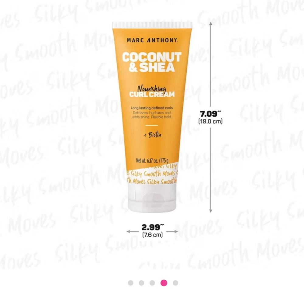 Marc Anthony Coconut & Shea Nourishing Curl Cream - Orange and White
